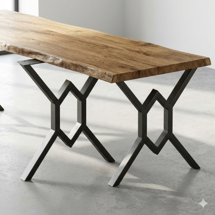 Modern Metal Table Frame