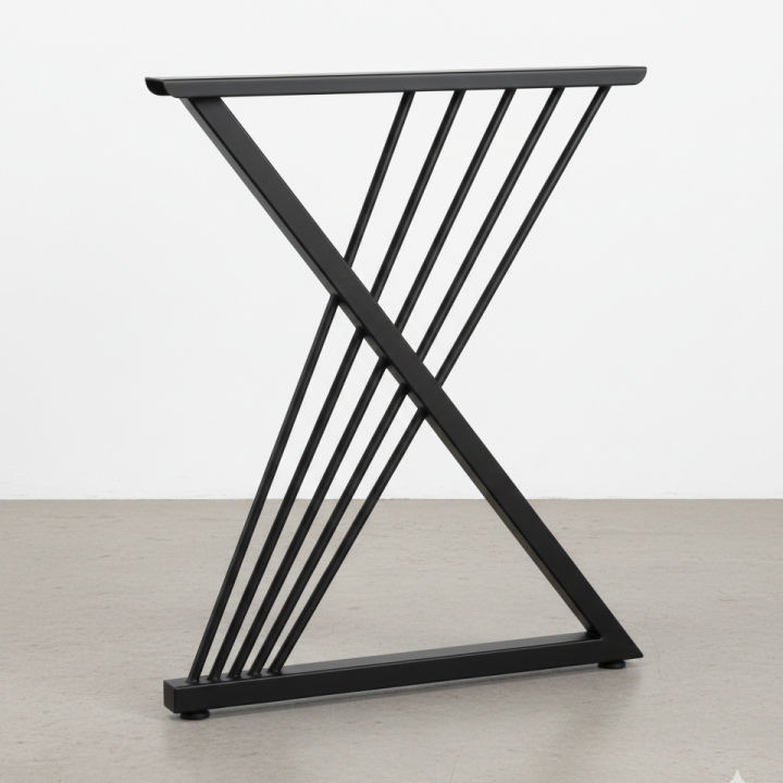 FlexSteel Compact Metal Table Frame